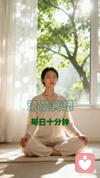 清晨冥想十分钟