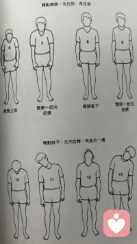 站姿的正念伸展一般前兩張圖的姿勢就夠了
?重點不在外在做得標不標準……配圖