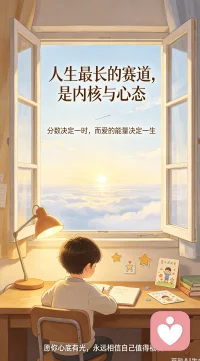 暑期已至，这是一段难得的可以按下暂停键的时光。作为家长，我们太容易陷入一种错觉：幸福在未来，在某个录取通知书里，在某份高薪工作里。我们忙着“托举”，却忘了孩子最底层需要的，其实是情感账户里的富足。
请给孩子阳光般爱的日照——那是放下手机后，看着他的眼睛听他说完废话的耐心；是没考好时，拍拍肩膀说“我知道你很难过，我们一起看看问题出在哪里”的承接，而不是一句冰冷的“怎么又考砸了”。无条件的积极关注，才能让孩子把根扎稳，长出真正的抗挫力。
请给孩子泉水般爱的滋润——那是允许他表达愤怒和脆弱的空间，是尊重他关上房门的权利，是看见他独特的闪光点，而不总是拿“别人家的孩子”来比较。情感被充分看见和接住的孩子，才会由内而外地生出“我很贵，我值得”的底气。这种底气的名字，就叫“感受爱的能力”。