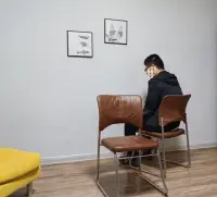 最近應用格式塔雙椅子咨詢技術咨詢輔導中度抑郁癥焦慮癥效果比較好。配圖