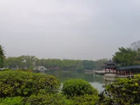 飛鳥低空掠，作景桂林游配圖