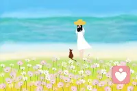 你若爱她，让你的爱像阳光一样包围她，并且给她自由。配图