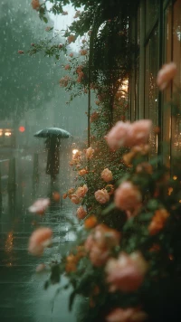 今天北京的雨很大，
感受下雨🌧的声音，
也是一种自我疗愈。