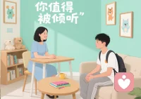 孩子的内心值得被看见，
2026家长和孩子一起成长。配图