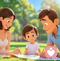 不知何时，
孩子成了家庭矛盾的主要核心议题，
亲子关系的改善，可以让家庭更幸福！配图