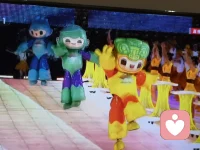 杭州第十九屆亞洲運動會開幕啦。自豪著、感動著、開心著。配圖