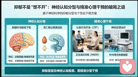 抑郁不是想不开：神经认知分型与精准心理干预的破局之道