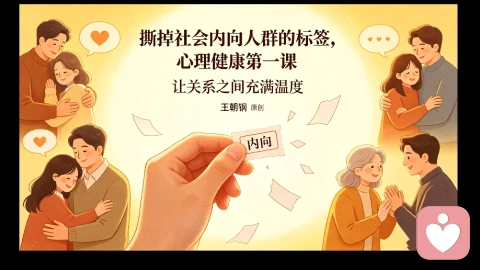心理健康第一课：撕掉“社会内向”标签，重新理解我们的沉默\n
