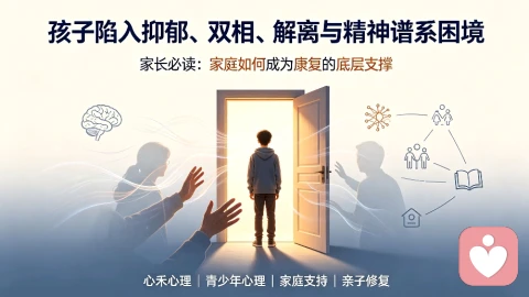 青少年抑郁、双相等心理障碍｜家长须知：家庭支持系统与亲子互通的深度修复路径