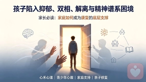 青少年抑郁、双相等心理障碍｜家长须知：家庭支持系统与亲子互通的深度修复路径