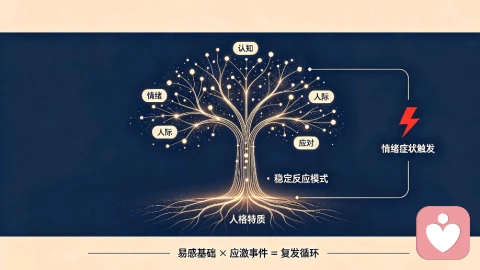 情绪症状反复触发的底层机制:情绪障碍与人格特质的交互作用探析