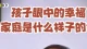 孩子眼中的幸福家庭