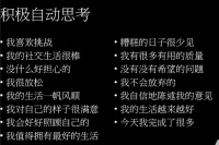 積極思考配圖