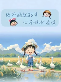 做事要全力以赴，追求卓越；
生活則需恬淡豁達，順其自然。配圖