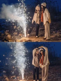 零點(diǎn)的煙火，開(kāi)啟下一個(gè)四季。配圖
