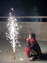 零點(diǎn)的煙火，開(kāi)啟下一個(gè)四季。配圖