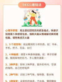 调节情绪的方法
声明资料系转发配图