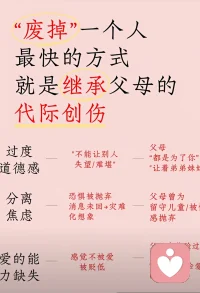 穿越原生家庭 才能有所成長
聲明資料系轉發配圖
