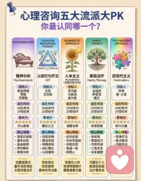 心理咨询的几大流派及主要理论观声明资料系转发