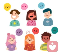 情緒維持幾秒，心情維持一天，性情要終生打造 。
所以從情緒著手，改變心情，修煉性情。配圖