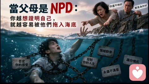 当父母是 NPD:你越想证明自己,就越容易被他们拖入海底