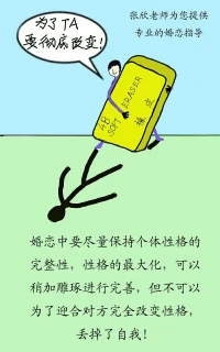 【欣里有畫說】～～性格最大化～～婚戀中盡量保持個體性格的完整性，性格最大化，可以稍加雕琢進行完善，但不可以為了迎合對方完全改變性格，丟掉了自我！

國家二級心理咨詢師、國家二級婚姻家庭咨詢，為您提供專業的婚戀情感咨詢！配圖