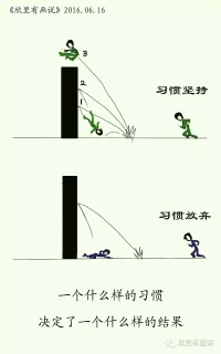 一個什么樣的習慣，決定了一個什么樣的結果配圖