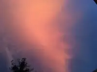 美丽夕阳，火烧云