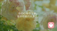 當你感覺身邊人不懂你，你怨他人，怨環境，自己感到壓力太大時，自己靜下來想一想，是不是自己想要的有些多了？
靜聽你的聲音，暖心和你，一直在一起。配圖