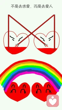 不是去求人愛，而是去愛人…………………………配圖