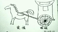 欣里有畫說：愛情是馬，婚姻是車……………配圖
