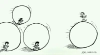 欣里有畫說：無論你年齡多大，只要你保持一成不變、墨守成規，就說明你已經提前步入老年了。配圖