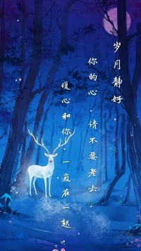 晚安，安靜的夜，讓自己放空，放松，好好休息。
歲月靜好，你的心，請(qǐng)不要老去，暖心和你，一直在一起。配圖