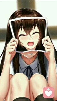 我笑著很開心	哭著依舊很開心	但我為什么這么開心呢？配圖