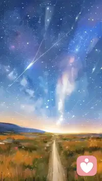 像大地拥抱落叶，像夜空包容流星，你的情绪无需“被解决”，只需被看见。配图