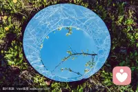 镜子不会记住它照过什么，你的心却为何总在收集昨天的倒影？配图