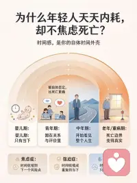 时间感不是天生就覆盖“从生到死”的，它像树的年轮，随着自体的建构一圈圈向外扩。配图