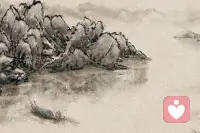 寒山入江欲探底
?扁舟出沒風波里
漁翁釣得從容趣
?初雪紛紛舞碎影配圖