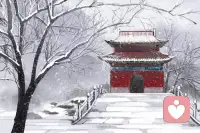冬雪廖落，舉世皆白，一時情緒，終歸于凈。寒煙深處惜暖意，孤旅程中盼相知。人生如逆旅，我亦是行人。若得一同行為伴，縱山路崎嶇，水路蜿蜒，亦有何難，亦有何嘆。懂你的人不在多，在有，惜你的人不怕遠，在心。若孑然一身，縱行影相吊，莫畏孤寂，莫畏蕭索，全世界都在陪，花為你開，月為你明，風為你起，水為你媚……一切內觀于心，不求人明了。如鴨飲水，冷暖自知，任人情翻云覆雨，一片冰心在玉壺，守得云開見日月，有情生涯必有晴，不因四季而流轉，東方之處，日必初升，踮起腳尖就更靠近天，低下眉頭就更踏實地。配圖