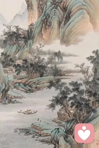 青山一道同松柳
​各向风尘寻知友
​​江水两边皆是岸
​欲渡红尘无去留配图