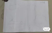初中生高中生家长看过来了！初高中生不爱跟家长交流，经常把自己关在屋子里，家长很担心，焦虑，打也不行，骂也不行，说重了不行，轻了不行。真是无从下手！其实一副画就可以帮到你，这是一个高中生的画，孩子已经对家感受很不好了，有了离家出走的想法了，父母确不自知。网上也有经济学家的孩子采取了极端做法，其实平时多画一副画就帮你掌握动态，理解孩子。不要等到发生了才着急。你想了解您孩子的心理状况吗？有无离家出走的想法吗？绘画心理咨询帮助您配图