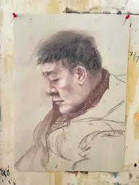 感謝老師的指導。像畫一樣在成長 。畫如人生。配圖