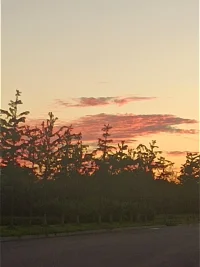 晚霞很美丽！傍晚来临前放飞自我，快乐无限，让自己能量满满，做好为大家服务的准备！！！