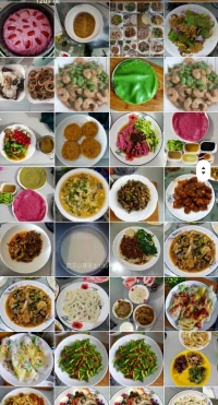 自己做的饭菜