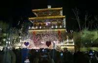 打鐵花配圖