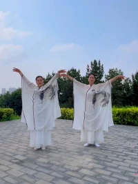 練習禪舞，從中受益啦。首先，禪舞幫助我學會了放松身心，釋放壓力。在舞蹈的過程中，我摒棄了雜念，全身心投入到音樂和動作中，感受到了一種前所未有的寧靜和輕松。

其次，禪舞提升了我的專注力和覺察力。隨著舞蹈的進行，我逐漸學會了將注意力日常生活中也能更好地專注在做事情上，提高效率。

此外，在舞蹈中，我可以隨心所欲地編排動作，表達自己的情感和內心世界。這種自由的表達讓我感到愉悅和滿足，同時也激發了我內心的創造潛能。

最重要的是，在舞蹈中，我感受到了愛與慈悲的力量，學會了用開放和包容的心態去對待他人。這使得我的人際關系更加融洽，生活更加美好。

我相信，只要堅持下去，禪舞會繼續在我生命中發揮它的魔力，讓我變得更加完善，期待善緣圍繞一切都好!配圖