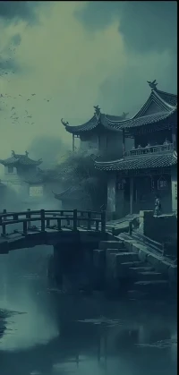 宋朝時期，杭州有一落魄書生，家住錢塘東，某日出游，路經臨安北，遇一富家小姐，二人情投意合，暗定終生。不久之后，二人相會，被小姐父親撞見，不禁勃然大怒，命人將書生殺害，血染褐衣，小姐悲痛欲絕，殉情而去。地府閣羅王感其情，許二人投胎轉世，再續情緣。怎奈輪回道前誤撥羅盤經，小姐投生泉亭，二人雖投生一個地方，卻相隔著千年時光。輪回幾多，終少一人，可嘆再未見到。配圖