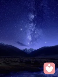 我为什么喜欢凝视星空，因为那里有我永驻的灵魂。配图