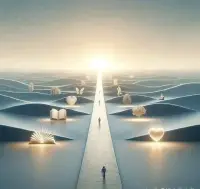 一個勇敢而率真的靈魂，能用自己的眼睛去觀察，用自己的心去愛，用自己的理智去判斷。
不做影子，而做人。
一 羅曼?羅蘭配圖
