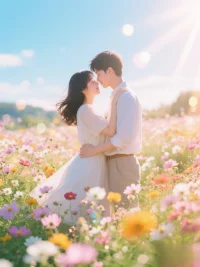 爱情是一场奇妙的旅程，在时光长河中，两颗心慢慢靠近。它是不经意间的眼神交汇，是心有灵犀的甜蜜默契。似春日繁花绚烂，如夏日微风轻柔。彼此在爱里成长，在岁月中相伴，一同走过平淡与喧嚣，书写属于他们的浪漫篇章。